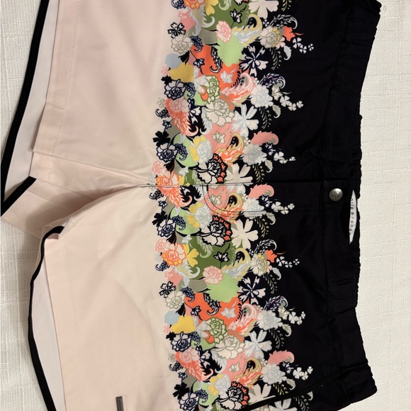 Parke & Ronen Other - Parke & Ronen Floral High Waist Men's Shorts - Black and Cream